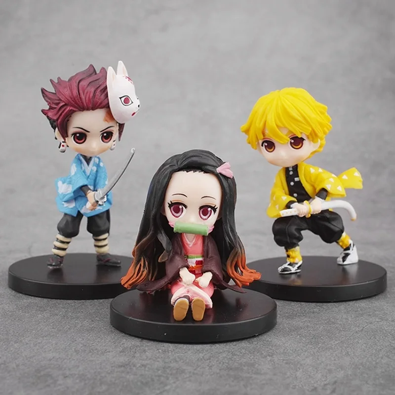 Фигурка Kimetsu no Yaiba фигурка Kamado Tanjirou Nezuko Hashibira Inosuke аниме экшн убийца демонов