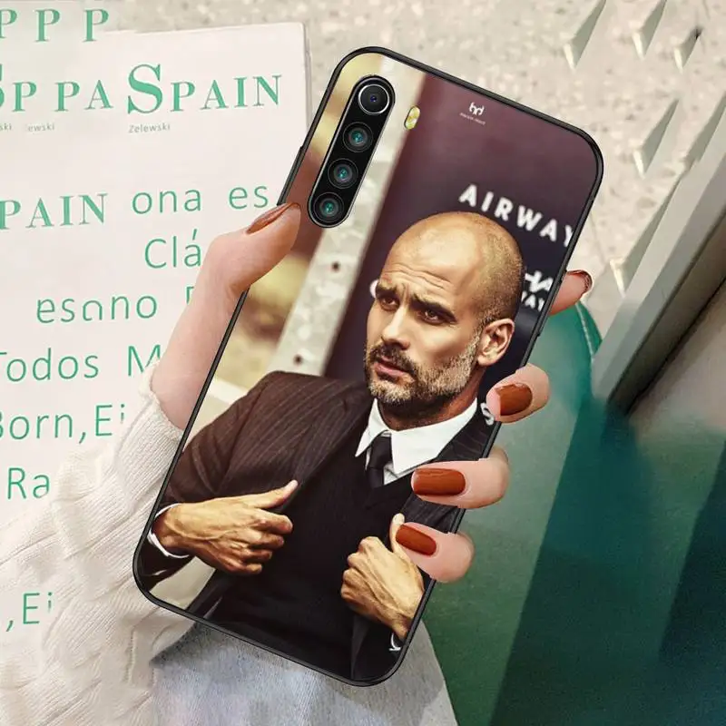 

0 Pep Guardiola Phone Case For Redmi 7 8 9 A K20 30 Pro Note 8 9 Pro 9s