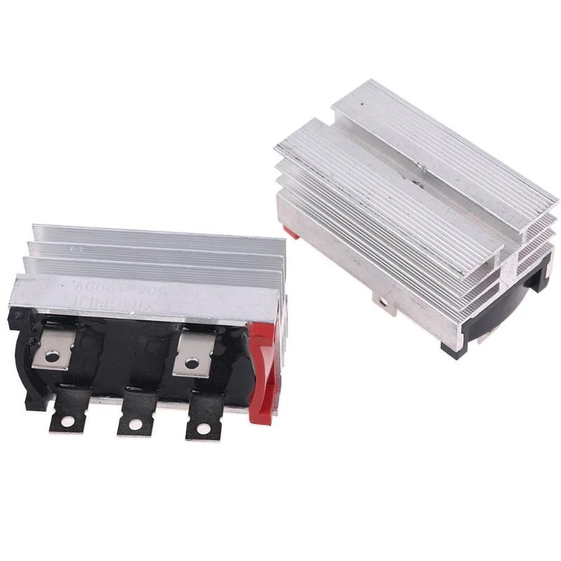 35A 50A 1200V Алюминий металлический чехол 3 фазы диодный мост выпрямителя 50Amp SQL50A