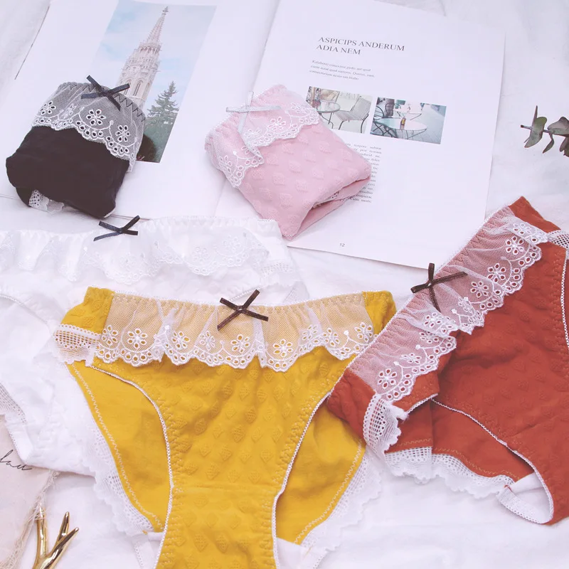 SP &amp CITY японское сказочное кружевное нижнее белье хлопковое для менструации