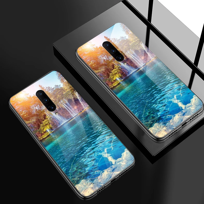 H121 Чехол из закаленного стекла для Samsung Galaxy S8 S9 S10 Plus, чехол для телефона OnePlus 3 3T 5 5T 6 6T 7 7 Pro, ударопрочный жесткий чехол из ТПУ - Цвет: H121