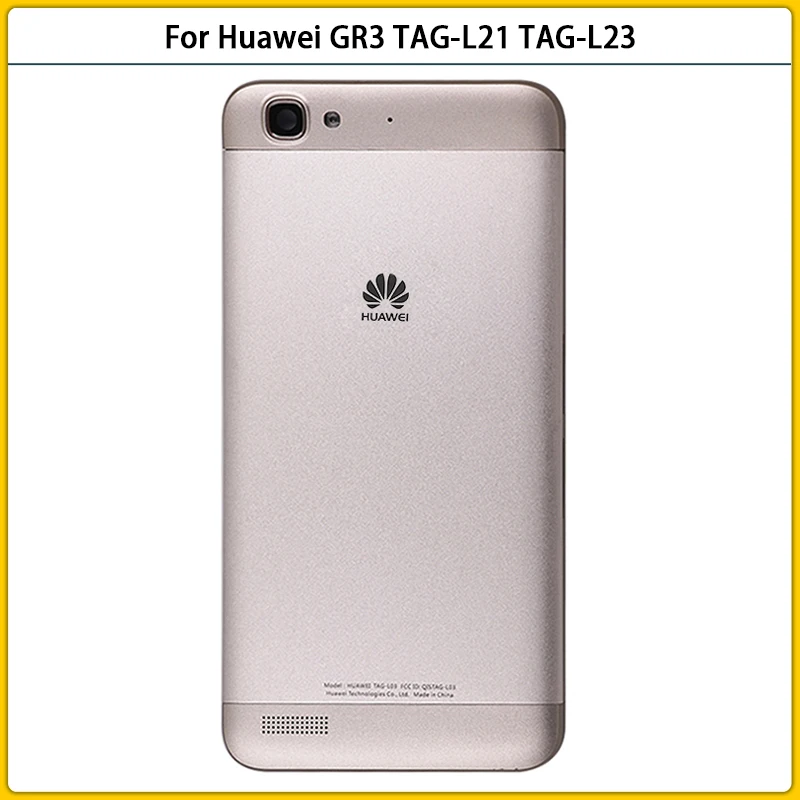 Новый GR3 задняя крышка корпуса чехол для Huawei TAG L21 L23 Металлическая Крышка
