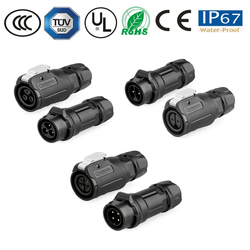 M16 2 3 4 5 7 8 9 Pin круговой промышленный Женский штекер на солнечной энергии DC