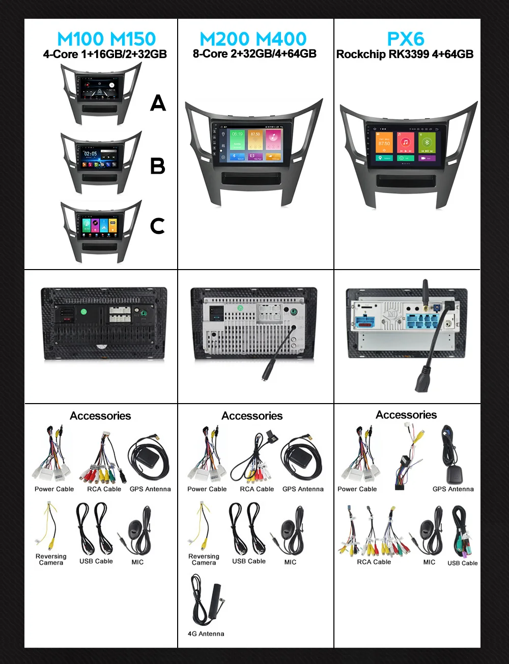 Автомагнитола 2 din 4G WIFI IPS DSP Android 10 для Subaru Outback 2010-2016 мультимедийный видеоплеер