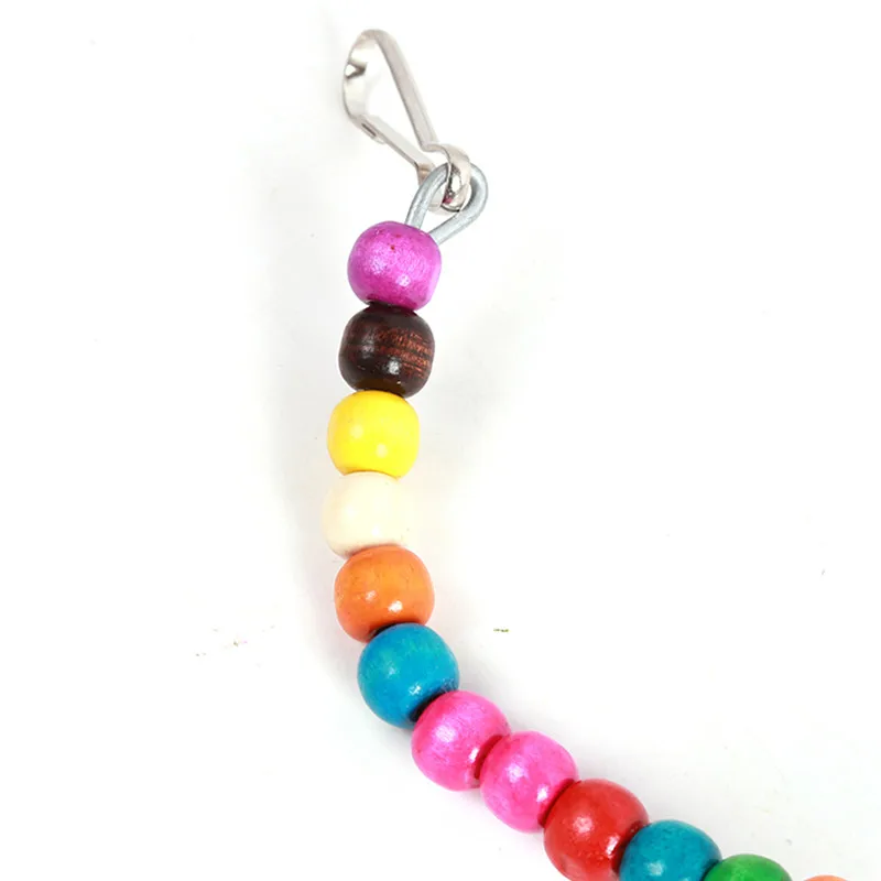 100 см Птица Попугай красочные вращающиеся скалолазание мост бусины лестница укус