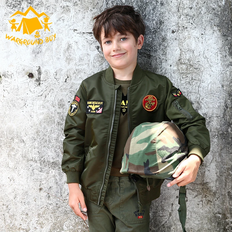 Весенне Осенняя детская куртка красивый детский бейсбольный костюм для