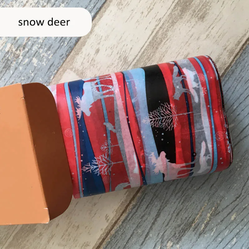 snow deer 50 шт. пищевая вощеная бумага обертки пищевая смазка бумажные инструменты для выпечки хлеб бургер фри посылка оберточная бумага - Цвет: snow deer