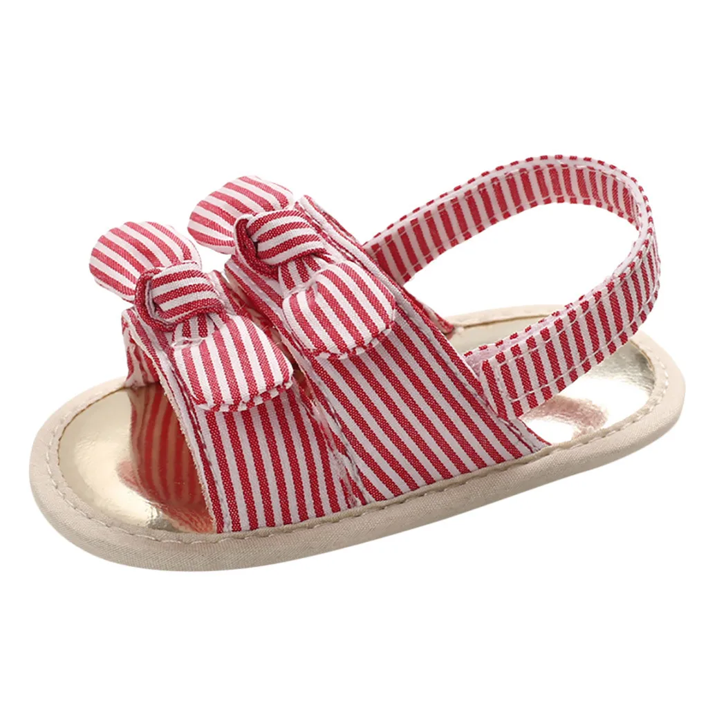 Сандалии детские из ПУ кожи мягкая подошва аппликация однотонные летняя пляжная