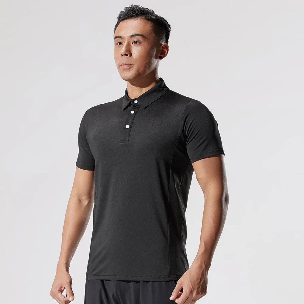 Summer 2021 New Men's Shirt Short-Sleeved T-Shirt Lapel T-Shirt Golf Clothing Sportswear Men's T-Shirt Fitness Clothes