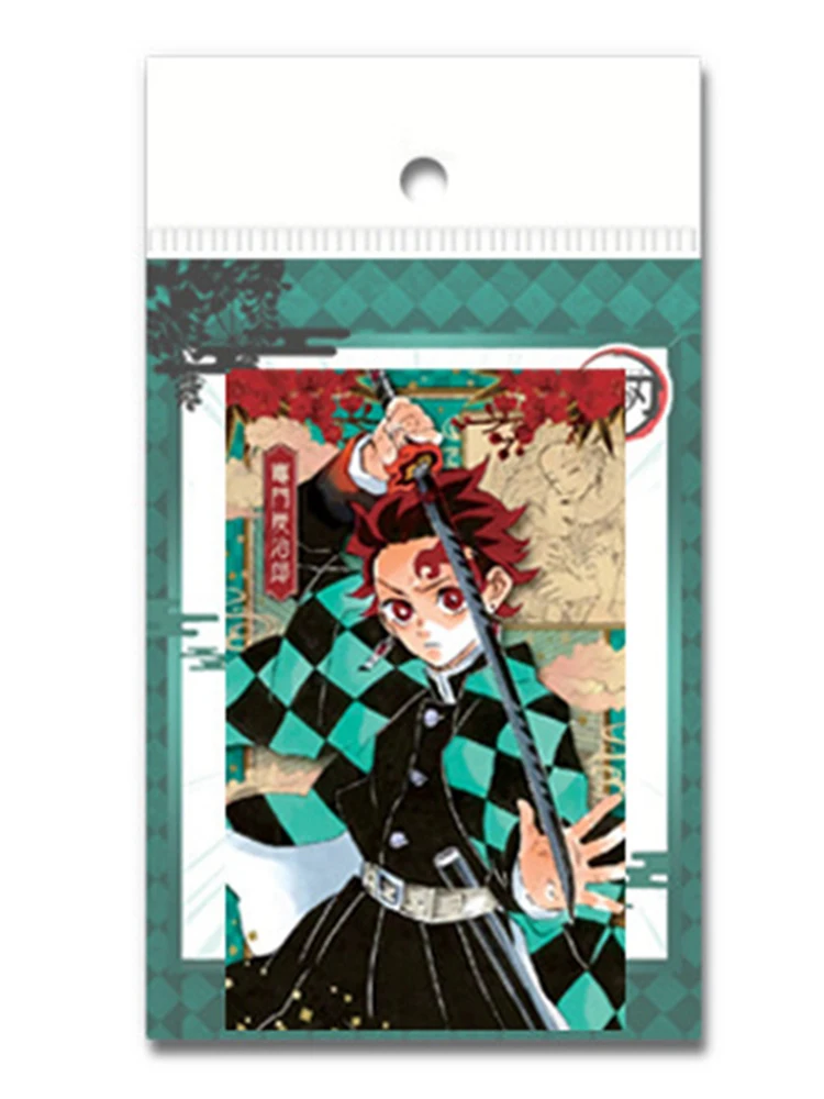 

10Pcs/Set Anime Demon Slayer: Kimetsu no Yaiba Kamado Tanjirou Nezuko Photocard Character Card For Kids Gift