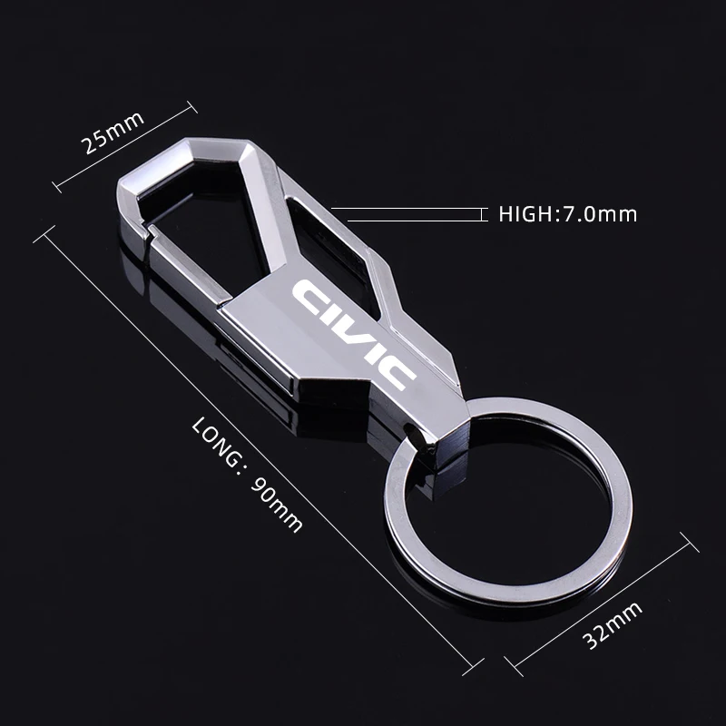 Металлический брелок для ключей автомобильный с пряжка из металлического сплава