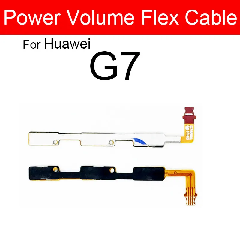 Шлейф громкости и мощности для Huawei Ascend G6 G7 G8 Plus G9 Lite GR5 2017 кнопка переключения