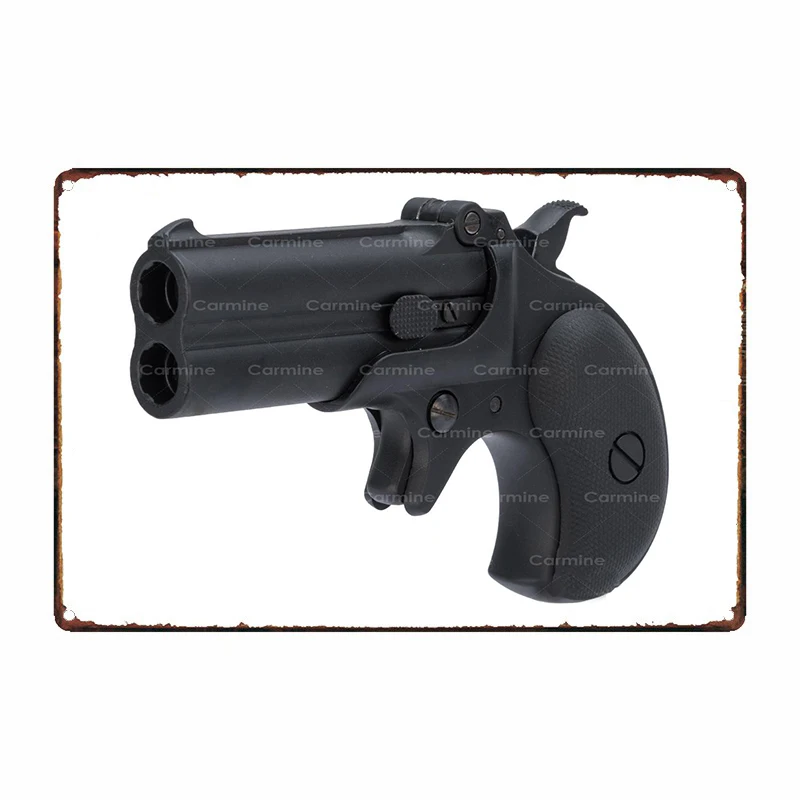 Maxtact газовый полностью металлический пистолет Derringer Airsoft с двойным цилиндром