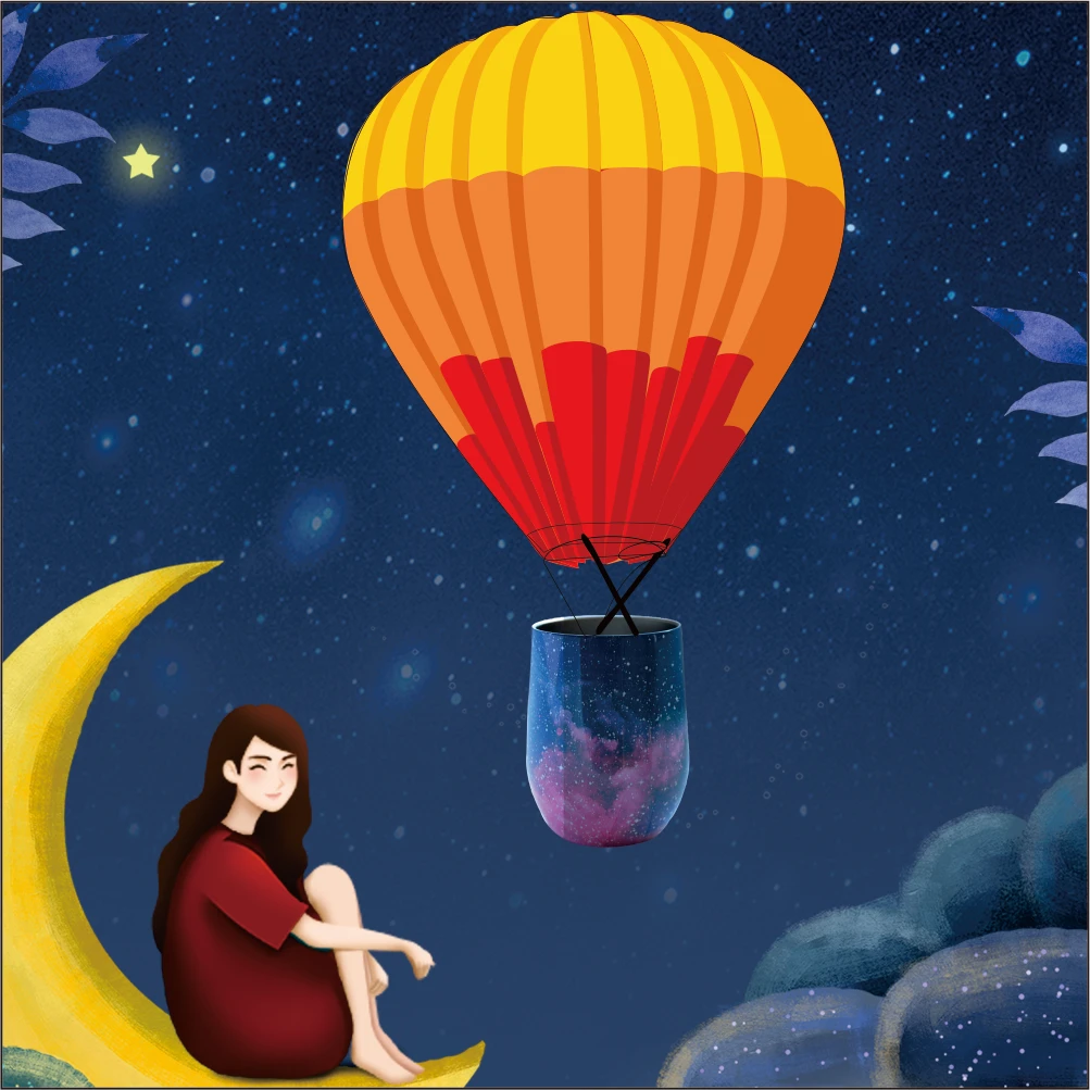 Звездная чашка романтический термос 5 шт. соломенные блестящие чашки с ананасами