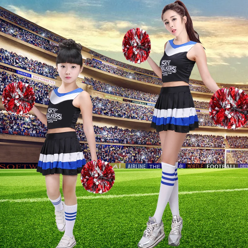 Женский студенческий костюм черлидера для взрослых школьная одежда девочек
