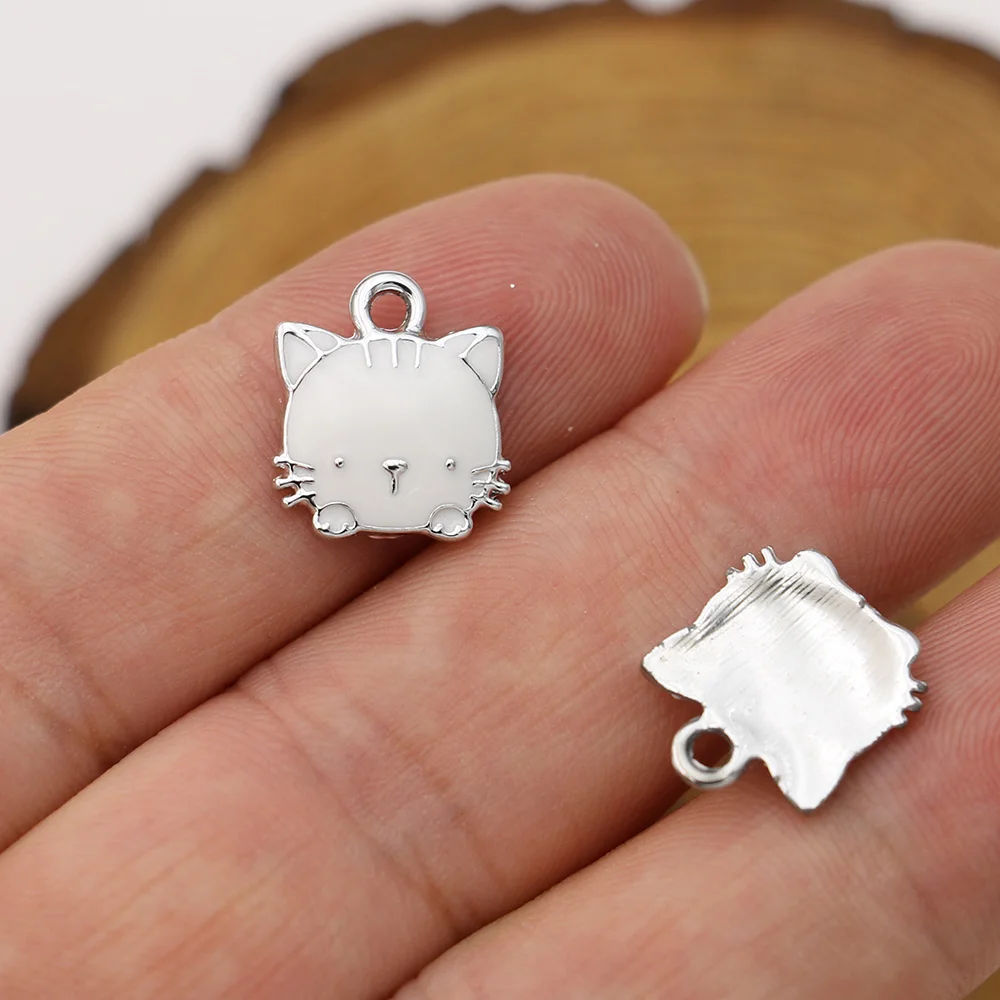 10 шт. эмалированные серебряные аксессуары для изготовления ювелирных изделий |