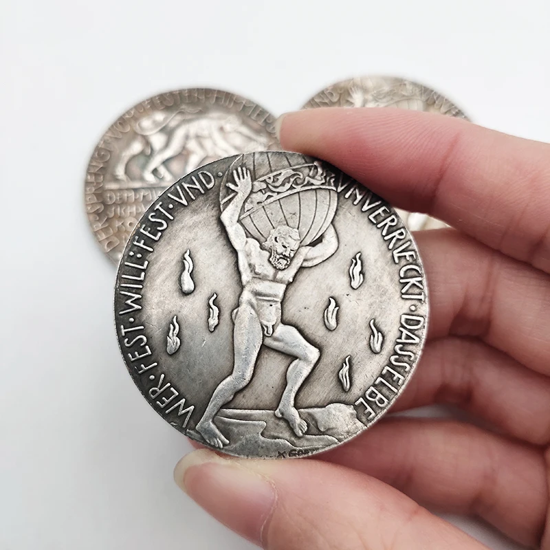 Коллекционная немецкая памятная монета 1914 г. сувенир до моря украшение для дома