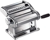 150 pasta machine made in italy includes cutter hand crank and instructions 150 mm stainless steel