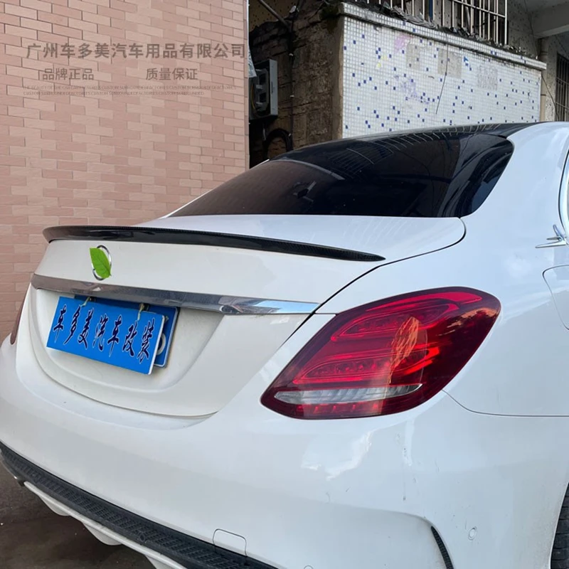 

Высококачественный задний спойлер из углеродного волокна для Benz W205 C200 C180