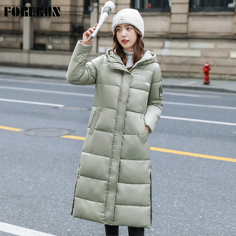 

Куртка женская зимняя блестящая с капюшоном, утепленная, 2021