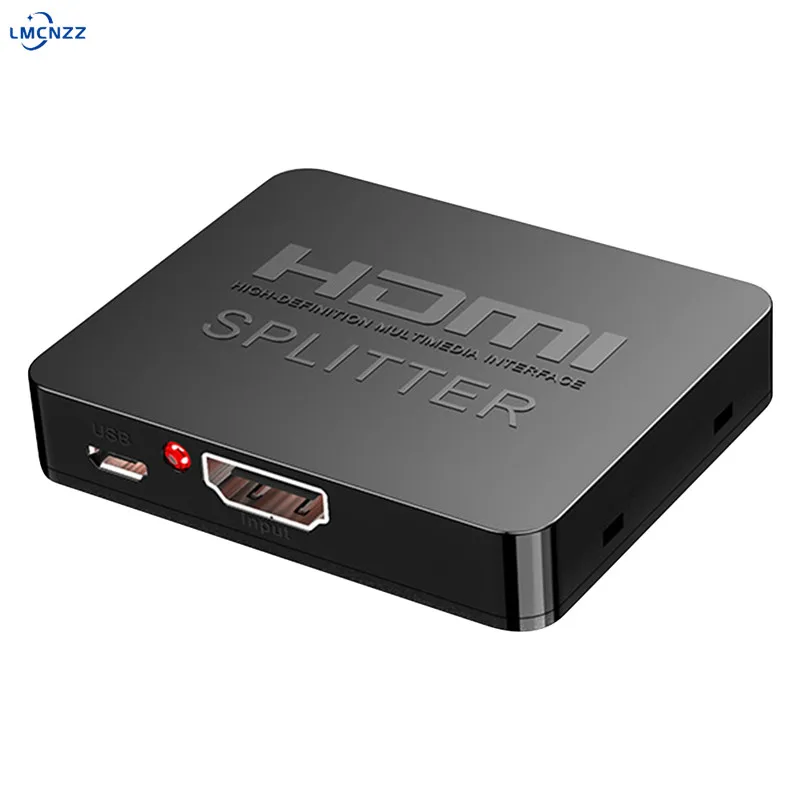 

Mini HDMIi Splitter One in two 4K*2K Video On-Screen Device Supports 3D Hdmi One in two Suitable for Tv Box Ps4 Projector