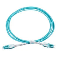 5pcslot om3 lc upc to lcupc fiber optic cable 10g multi mode duplex patch cord jumper