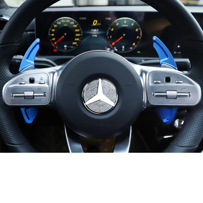 Lsrtw2017 для Mercedes Benz A Class A180 A200 Автомобильный руль педаль переключения планки внутренние аксессуары для формовки