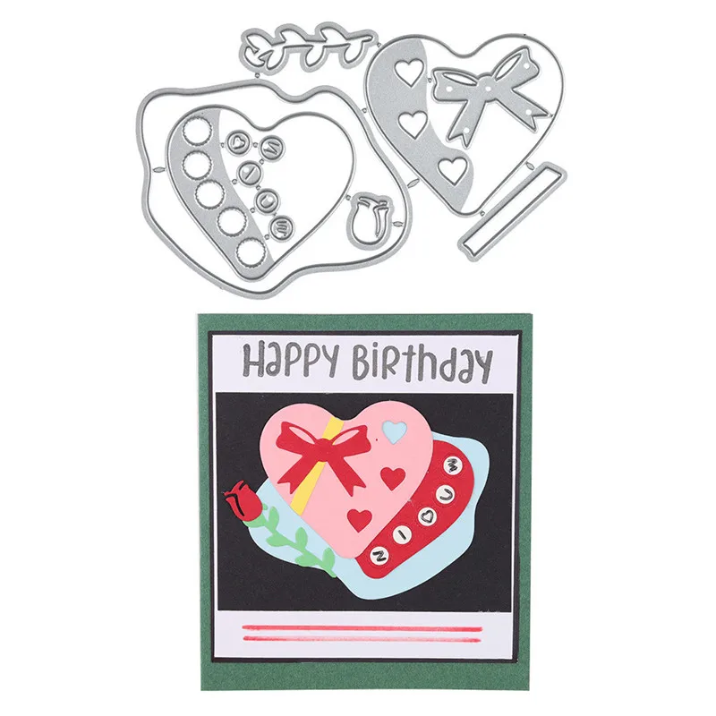 YaMinSanNio Heart Dies Love Frame Metal Cutting New 2020 Craft Scrapbooking Card Making Embossing Diecut Decor Stencil | Дом и сад