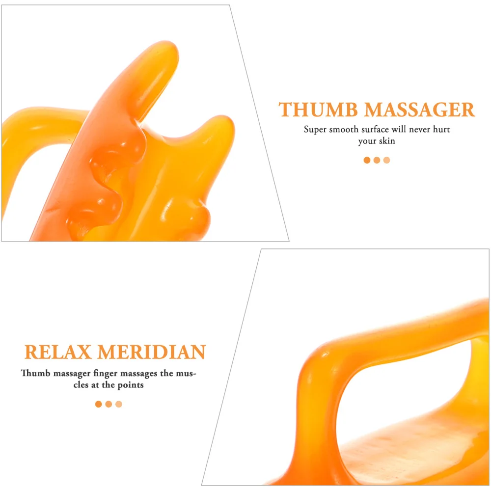 

1 Set 2Pcs Resin Neck Shoulder Back Massagers Practical Body Tools
