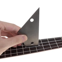 guitar measuring ruler 4 in 1 stainless steel luthiers fret finder rocker guitar frets leveling tool