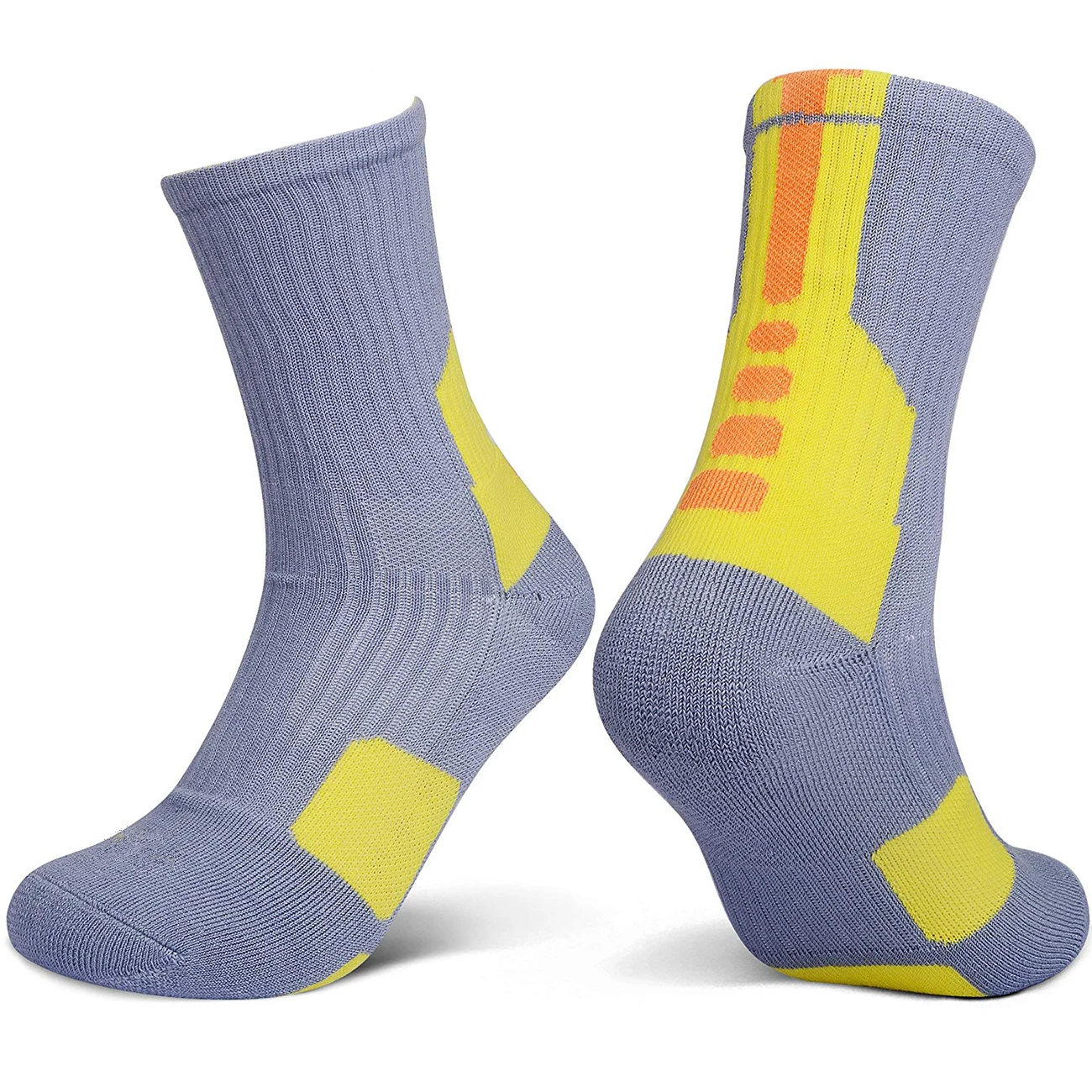 

Sport Basketball Socks Breathable Men Women Athletic Crew Sock Cushioned Walking Running Long Compression Socks