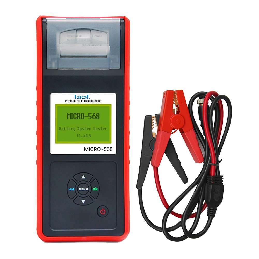 Диагностический инструмент тестер анализатор аккумулятора автомобиля