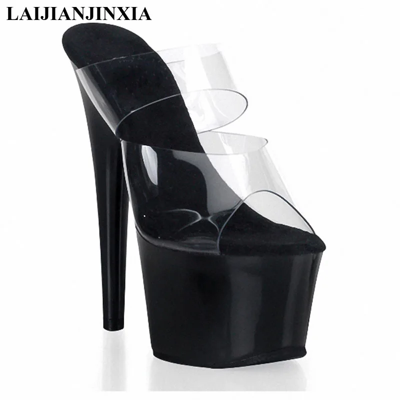 New Appeal for women's shoes, thick bottom fish mouth model performance Runway shoes, wedding shoes, with 17 cm high Dance Shoes