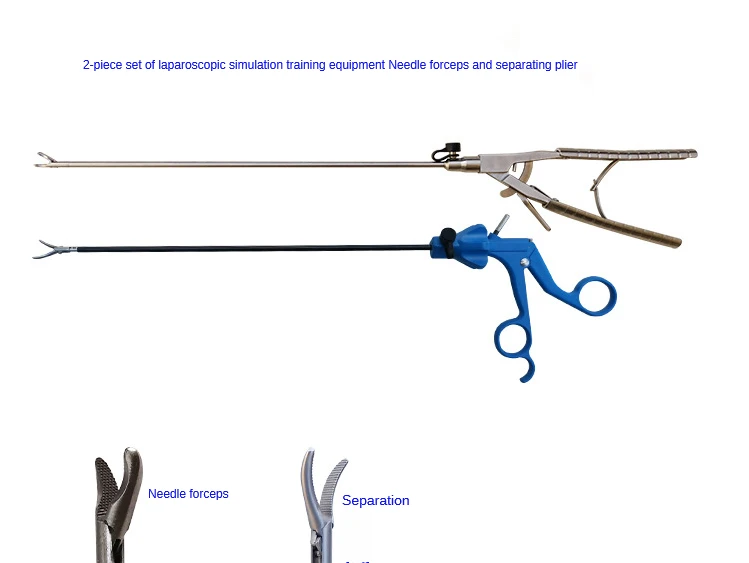 

Laparoscopic surgery simulation training equipment Thoracoscopy training box Needle-holding forceps Straight rod endoscopy