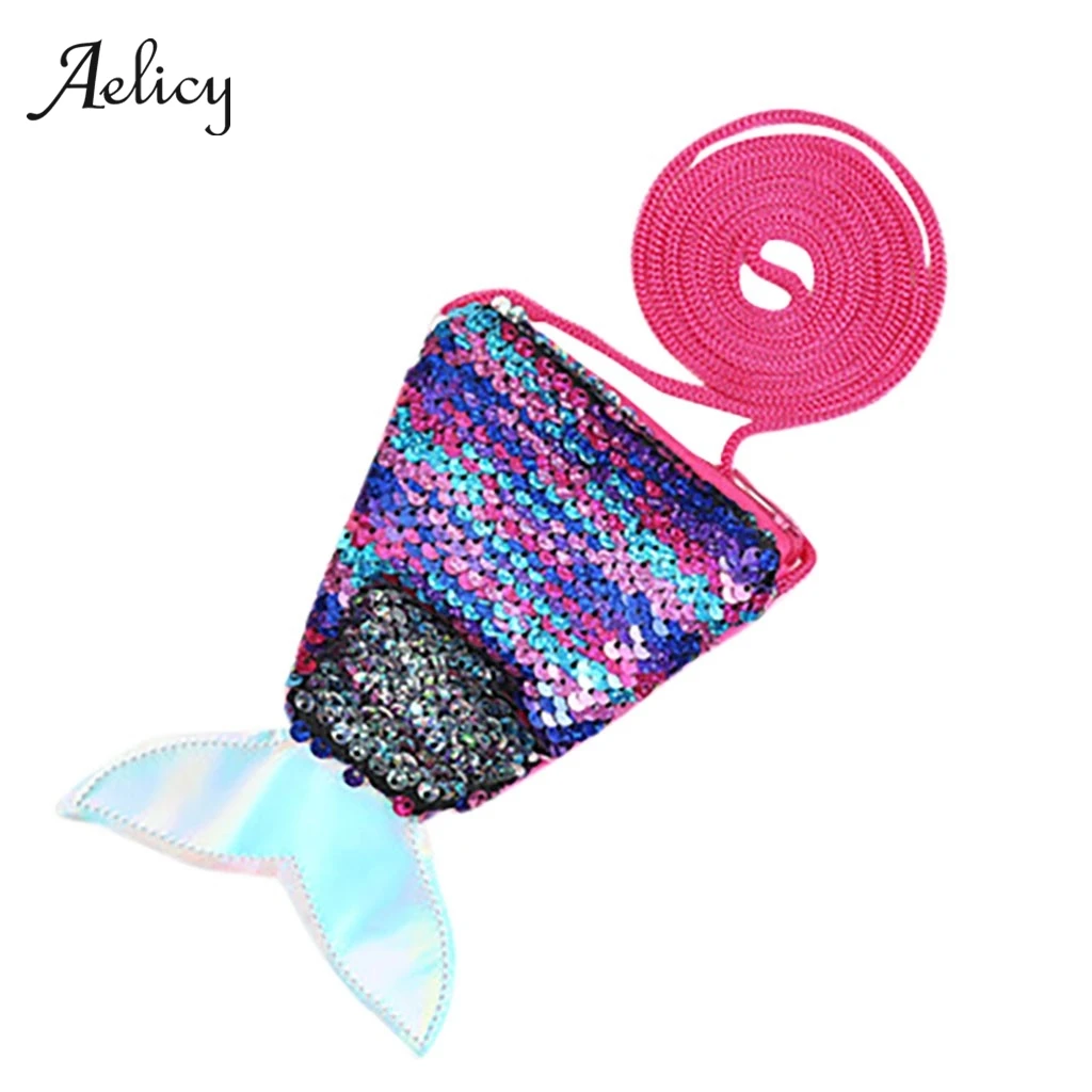 Aelicy/модный кошелек с блестками и хвостом русалки Женские сумочки Сумочка