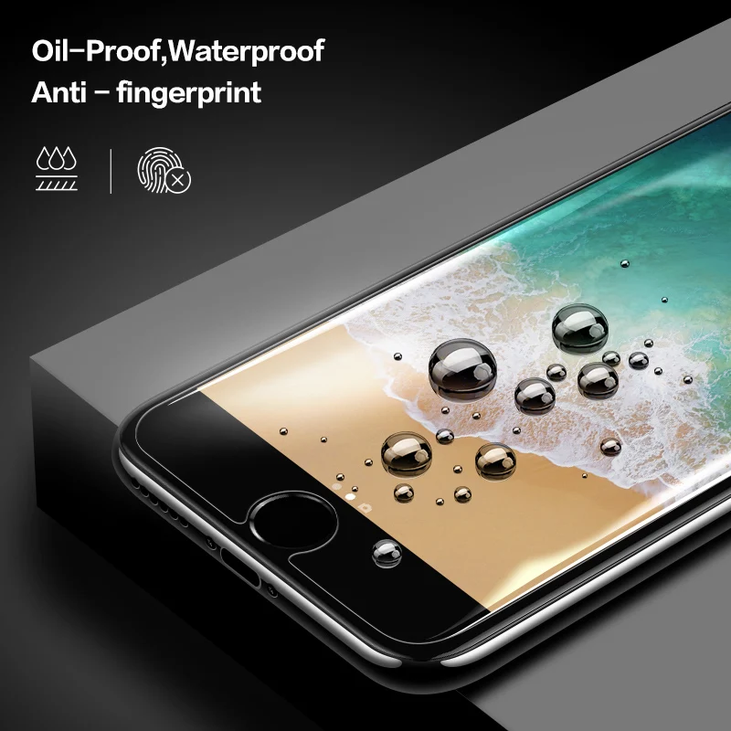 Изогнутое закаленное стекло SmartDevil 2.5D для iphone 6 6s Plus 7 8Plus Защита экрана X Xs Max Xr