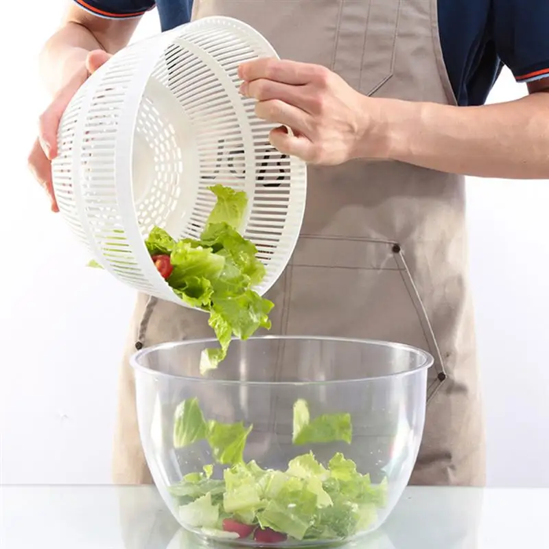 

Manual Vegetable Dehydrater Salad Dehydrater for Home Restaurant Fruit Vegetable Storage Kitchen Eggs Baskets Holder