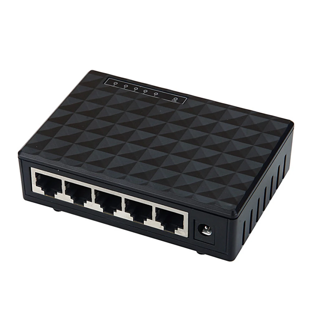 

Network Hub Mini Desktop LAN Exchange Switch Gigabit Adapter Ethernet 5-Port