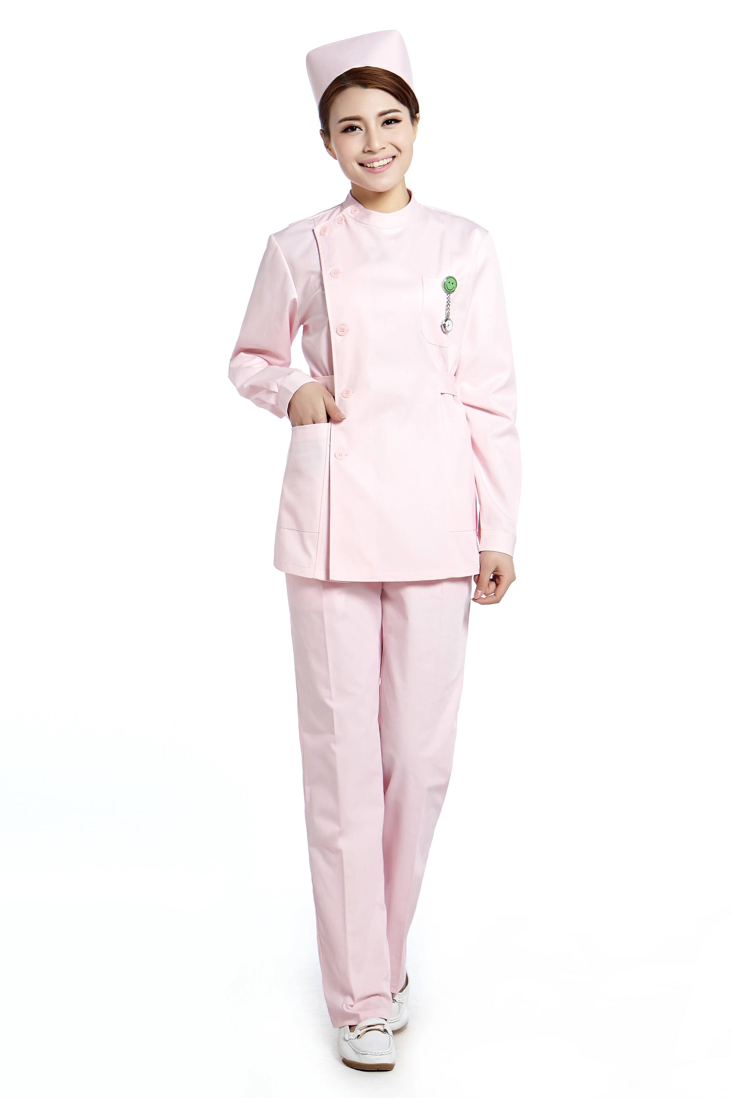 Розовый для ролевых игр медсестра набор Рабочая одежда больниц Туника Штаны
