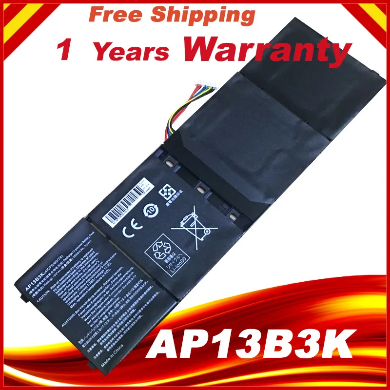 Аккумулятор ap13b3k для ноутбука Acer Aspire R7 M5-583p Series Ap13b 4lcp 6/60/80 3560 мАч 15 В akku | Компьютеры