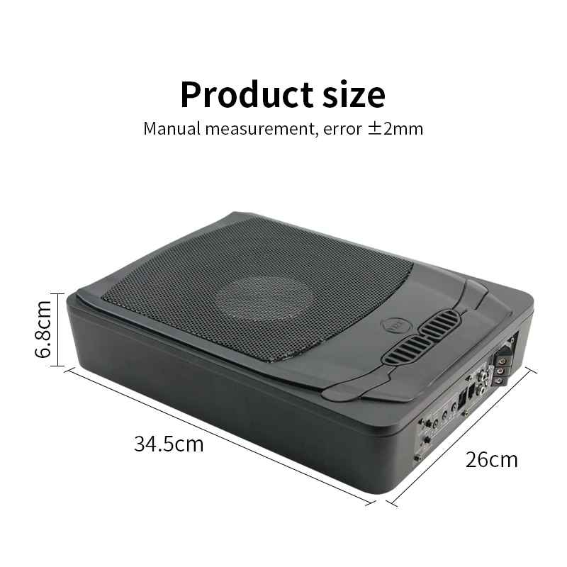 Автомобильный сабвуфер автомобильный аудиосабвуфер ультратонкий 12 В активный 10