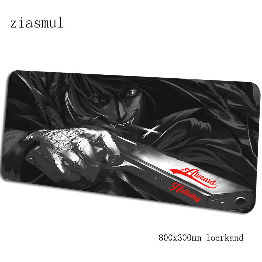 Hellsing коврик для мыши 800x300x3 мм, компьютерный коврик для мыши, геймерский геймпад, ПК, толстый игровой коврик для мыши, офисный коврик для мыши - Цвет: pattern 5