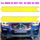 Вставка для решетки радиатора для BMW G01 X3 G02 X4 G05 X5 M-эффективные решетчатые полосы для 2018-2021 X серии BMW решетка автомобильные аксессуары
