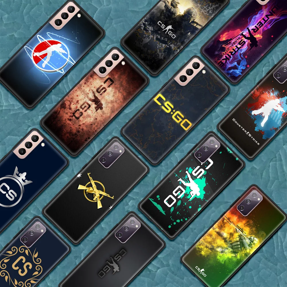 Силиконовый чехол с логотипом Cs Go для Samsung Galaxy S21 Ultra S20 FE телефона S10 Lite S9 S8 Plus