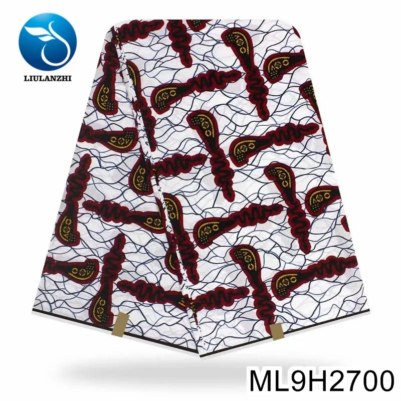 

LIULANZHI tissu wax 2020 printing african wax fabric 6 yards cotton prints 100% cotton wax ML9H2685-2701