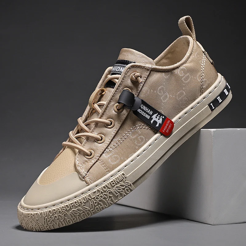 

New classic canvas shoes comfortable sports trend Korean version of simple and versatile breathable board tide shoes laces