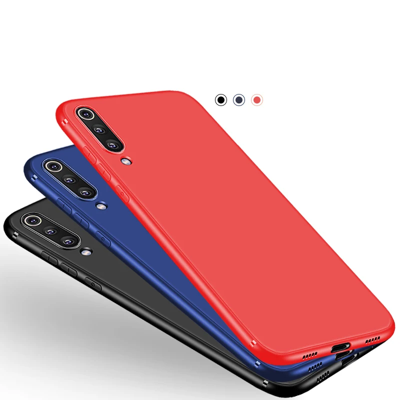 Ultra-thin Soft Matte Case for Xiaomi Mi 9 9 Pro SE Cases TPU Flexible Slim Gel Back Cover for Xiaomi 9 PRO SE Anti-fingerprint