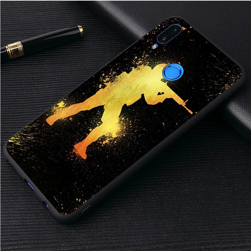 Черный силиконовый чехол для телефона CS GO Gun Game honor 30 20 Pro 8 8X 9 10 Lite Mate чехол|Бамперы|