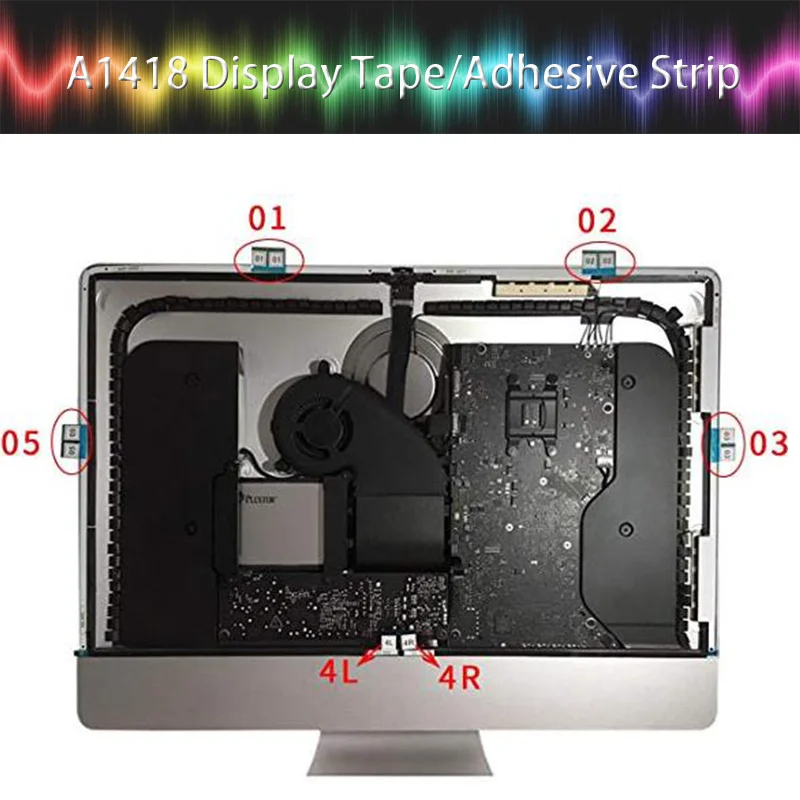 10 комплектов новых клейких лент Для iMac 21 5 &quotA1418 ЖК экран 076 1437|tape tape|tape for lcdtape screen |