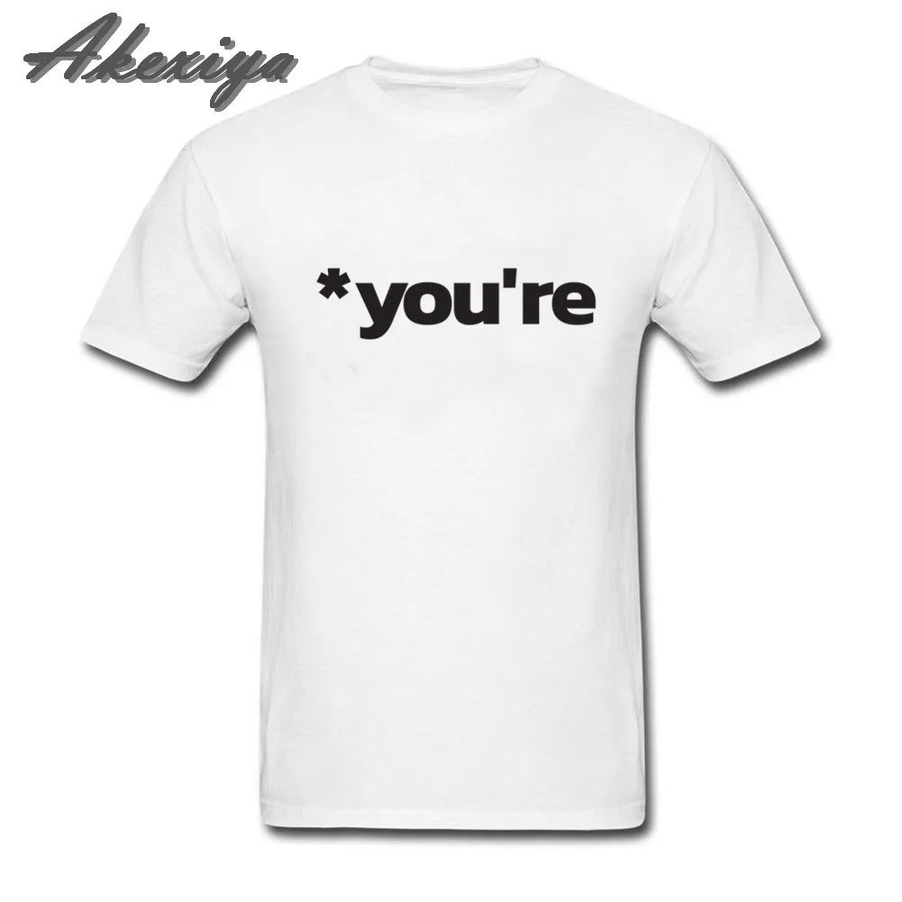 Мужская белая футболка забавная с надписью You Are grampolice принтом 2019 лето 100%